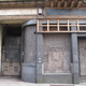 Boarded-up shops in Swansea.